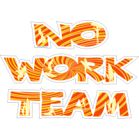 No Work Team для темного фона