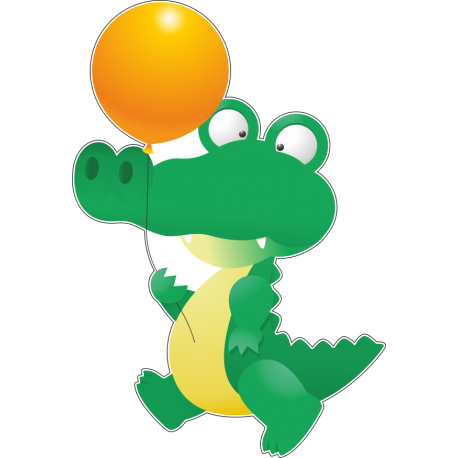 Крокодил с шариком