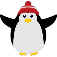 Пингвин в шапке