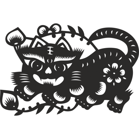 Знак китайского зодиака Тигр