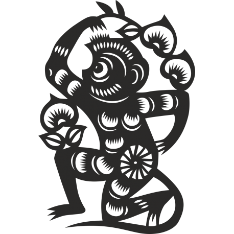 Знак китайского зодиака Обезьяна