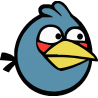 Синяя из Angry Birds