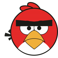 Красная птица из Angry Birds – Злые Птицы