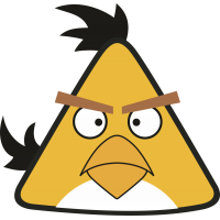 Желтая птица из Angry Birds – Злые Птицы
