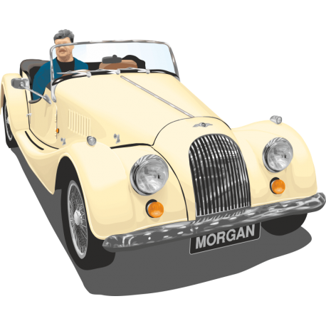 Ретро автомобиль Morgan - Морган