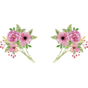 Два букета цветов