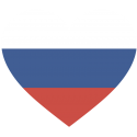 Сердце Флаг России (Российский Флаг в форме сердца)