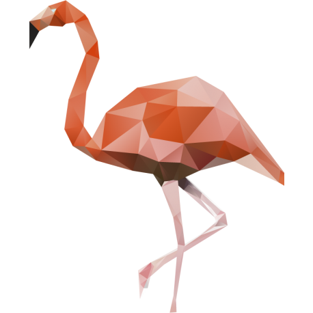 Граненые Животные: Фламинго