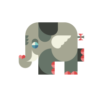 Влюбленный слоненок