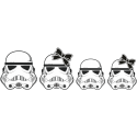 Семья штурмовиков из Звездных войн
